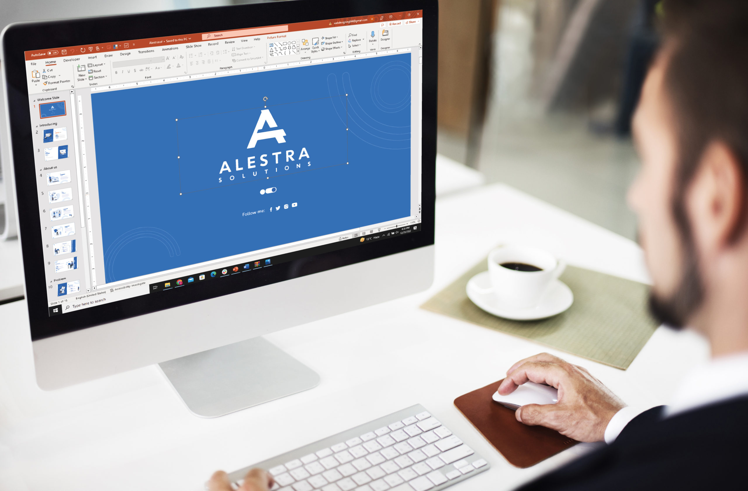 Presentation design at alestra solutions